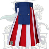 American Flag Hybrid Kilt – Handmade U.S. Flag Utility Kilt